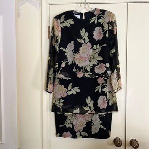 Constance Saunders silk dress size 8